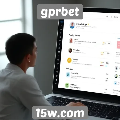 analise da interface do usuário do gprbet